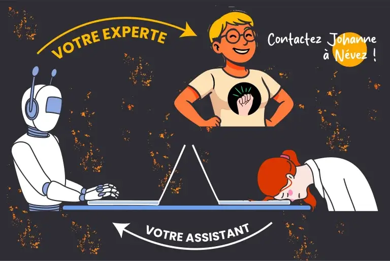 une personne épuisée ce sert de l'intelligence artificielle pour écrire ses textes